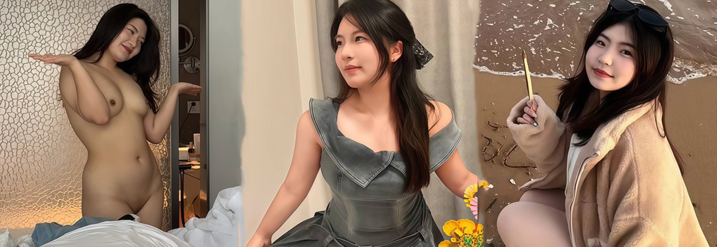 河北健身婊 又是一位极品甜妹 多场景口交 身穿连体渔网袜被男友抱着对镜猛操